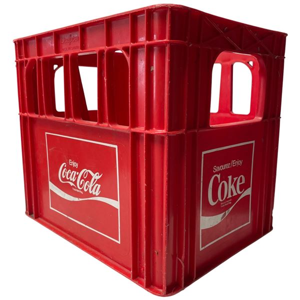 Red Plastic Coca-Cola Crate