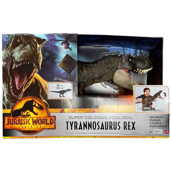 NIB Jurassic World Super Colossal Tyrannosaurus Rex