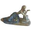 Image 1 : Franklin Mint "Dolores - The Dahlia Maiden" Porcelain Figurine (3" x 10" x 6" tall)