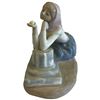 Image 2 : Franklin Mint "Dolores - The Dahlia Maiden" Porcelain Figurine (3" x 10" x 6" tall)