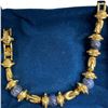 Image 3 : Camrose & Kross JBK Necklace & Bracelet Set  - Gold-tone with blue stones - In original cases with C