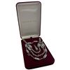 Image 1 : Camrose & Kross JBK Two 29" Paper Clip Necklaces with Matching Bracelet - In original case with COA