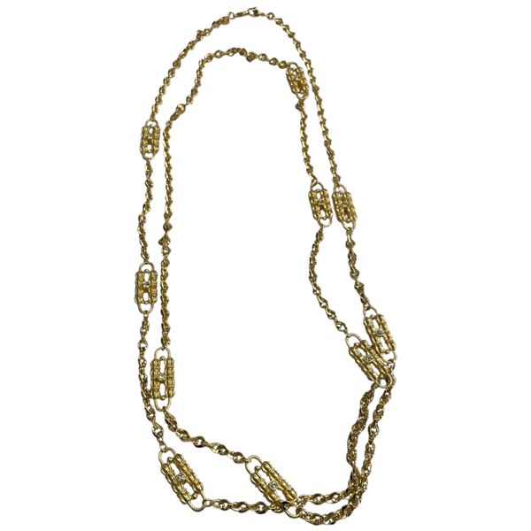 58" Camrose & Kross JBK Paperclip Necklace - In original case with COA