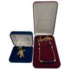 Image 1 : 30" Camrose & Kross JBK Necklace & 2.75" Scarecrow Brooch - In original boxes with COAs.