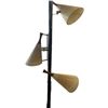 Image 2 : 1950s Tension Pole Lamp with Original Shades
