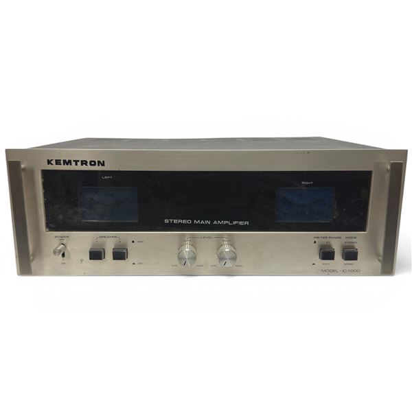 Kemtron Model IC 1000 Stereo Main Amplifier