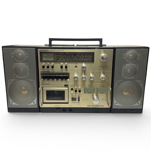Telefunken HiFi Stereo FM AM Tuner HiFi System Model 1M Boombox