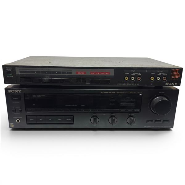 Sony STR-AV370 Receiver & SB-V5 Video Audio Selector