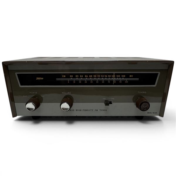 Vintage Trio High Fidelity FM Tuner Radio Model FM-106
