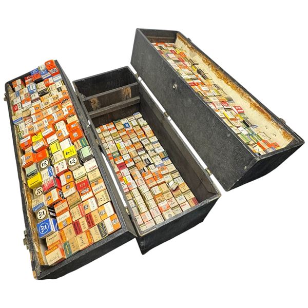 Case Filled with Vintage Tubes (Radio, Guitar Amp, TV and More!)