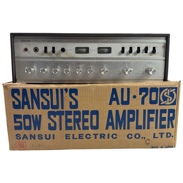 Sansui AU-70 Integrated Tube Amplifier with Original Box