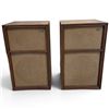 Image 1 : Pair of Vintage Wharfedale W-60 Speakers Wood Cabinets 2-Way Design
