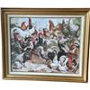 Image 3 : Framed Laser Print and Canvas Chicken Picture - Laser Print is 16" x 12"