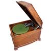 Image 2 : Sherman Clay Co Victrola - Wood Cased - Includes a box of records