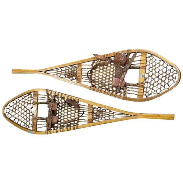 Pair of Huron Style Snowshoes