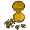 Image 3 : 4 Joan Rivers Trinket Boxes with Removable Brooch Tops and Matching Earrings