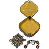 Image 4 : 4 Joan Rivers Trinket Boxes with Removable Brooch Tops and Matching Earrings