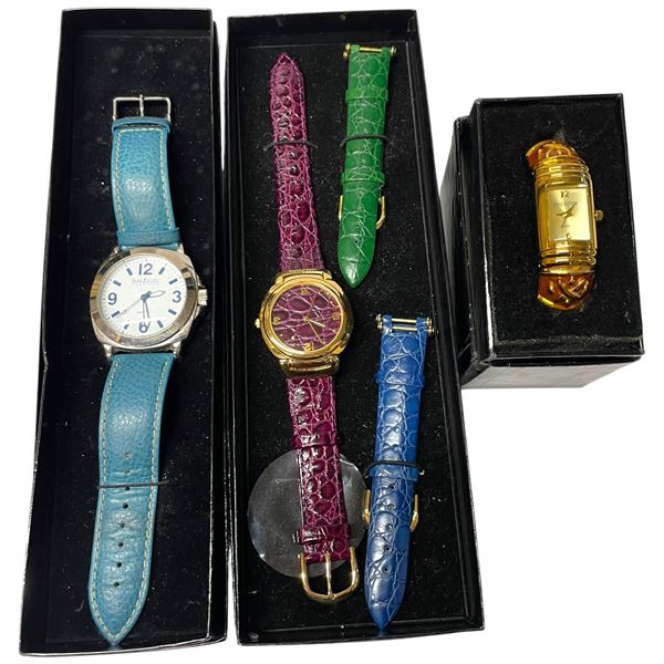 3 Joan Rivers Watches in Original Boxes - Like New