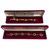 Image 1 : 2 JBK Gold-Tone Crystal Bracelets by Camrose & Kross in Original Cases with COAs