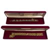Image 1 : 2 JBK Crystal Inset Bracelets by Camrose & Kross in Original Cases with COAs  (1 Red & Clear and 1 G