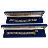 Image 1 : 2 JBK Crystal Inset Bracelets by Camrose & Kross in Original Cases with COAs  (1 Clear Crystal  and 