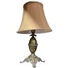 Image 1 : Vintage Brass Lamp - 20" tall at the top of the shade