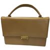 Image 1 : Vintage Beige Leather Handbag