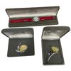 Image 1 : 2 Nolan Miller Brooches and 1 Nolan Miller Red Watch - All in original cases