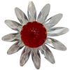 Image 3 : 2" Swarovski Crystal Flower & 2 New in Box Swarovski Stands