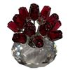 Image 2 : Swarovski Crystal 3" Vase of Flowers in Original Box