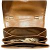Image 5 : 2 Vintage Brown Suede & Leather Handbags with Bamboo Clasps - The smaller is labelled Saks Fifth Ave