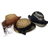 Image 1 : Ladies 3 Vintage Summer Hats with Netting * The black trimmed hat is Saks Fifth Avenue