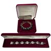 Image 1 : 2 JBK Enamel & Crystal Bracelets by Camrose & Kross in Original Cases (1 Link bracelet & 1 bangle) w