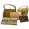 Image 1 : 5 Leather, Eel Skin & Faux Leather Purses - Many Vintage