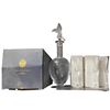 Image 1 : 6 Igor Carl Faberge "Snow Doves" Crystal Cordial Glasses & "Snow Doves Decanter - New in Boxes