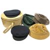 Image 4 : Shelf Lot of Caps, Purses and More - Includes the Vintage Hat Box