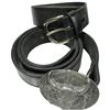 Image 4 : 6 Leather Belts with Buckles - Range of sizes
