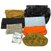 Image 1 : Small Bin of Clutch Purses and Purses - Some Vintage - Variety of Materials