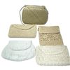 Image 2 : Small Bin of Beige Clutch Purses and Purses - Some Vintage - Variety of Materials