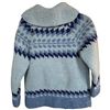 Image 2 : Knitted Blue Cowichan Sweater