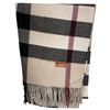 Image 2 : 2 Light Wool & 1 Plaid Cashmere Pashmina