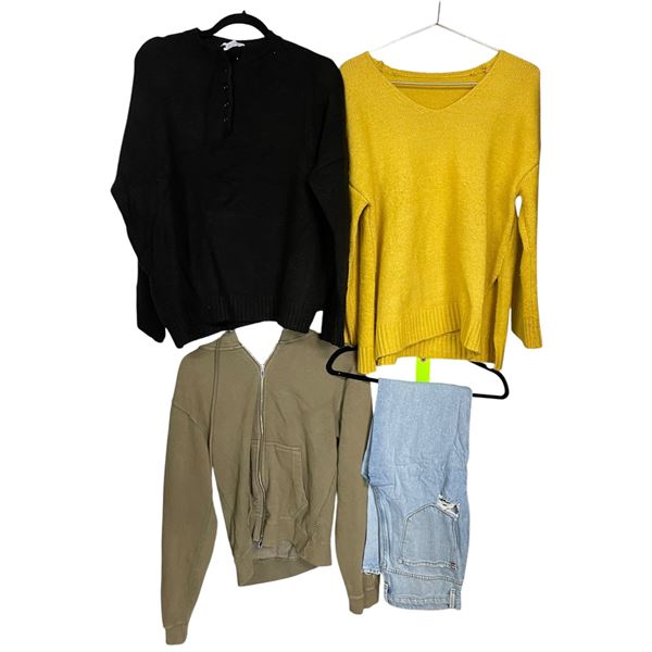 3 Tops and 1 Pair of Jeans