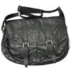 Image 2 : Black Satchel (Burberry Logo), Purse with LV Logo and Brown Leather Messenger Bag