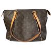 Image 6 : Black Satchel (Burberry Logo), Purse with LV Logo and Brown Leather Messenger Bag