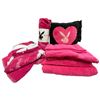 Image 1 : Group of Pink Blankets & Pillow with Playboy Logo