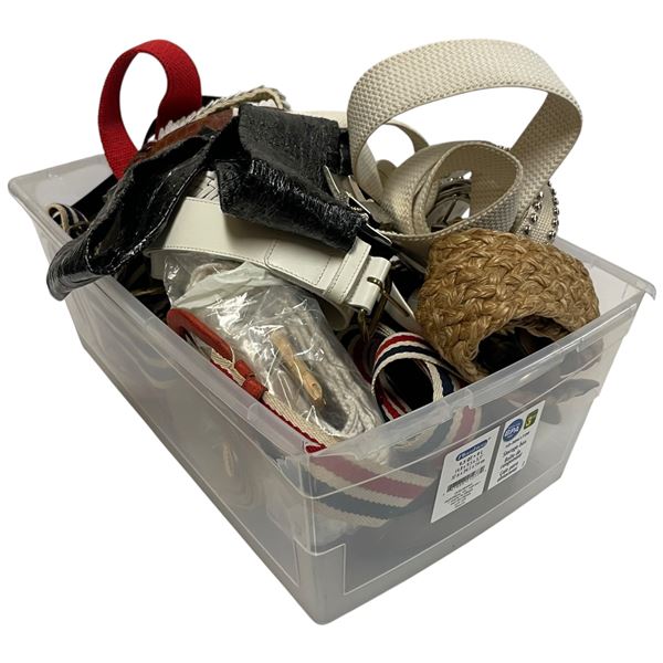 Group of Ladies Belts - Variety of Styles and Materials