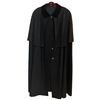 Image 1 : Vintage Austrian Black Loden Wool Lined Cape Coat  - Buttons have the image of Kaiser Franz Joseph I