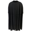 Image 2 : Vintage Austrian Black Loden Wool Lined Cape Coat  - Buttons have the image of Kaiser Franz Joseph I