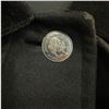 Image 3 : Vintage Austrian Black Loden Wool Lined Cape Coat  - Buttons have the image of Kaiser Franz Joseph I