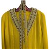 Image 2 : 1960s Yellow Evening Gown with Embellished Collar, Cuffs & Belt - Reminiscent of Valentiono Garavani